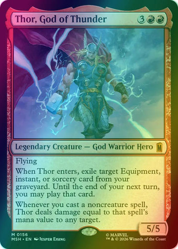 Thor, God of Thunder [156] [Marvel Super Heroes] [Foil]