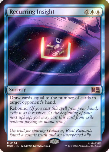 Recurring Insight [154] [Marvel Super Heroes: Commander] [Surge Foil]