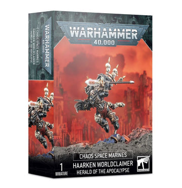 Games Workshop Warhammer 40,000: Chaos Space Marines Haarken Worldclaimer, Herald of the Apocalypse