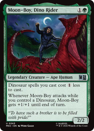 Moon-Boy, Dino Rider [563] [Beginner Box] [Marvel Super Heroes: Commander] [Non-Foil]