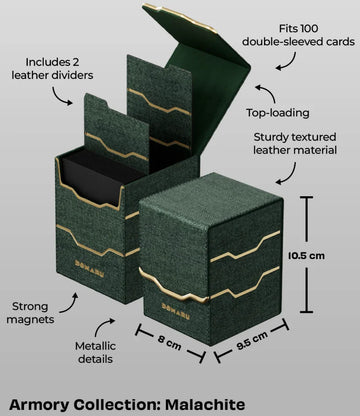 Domaru Armory: Malachite 100 Deck Box