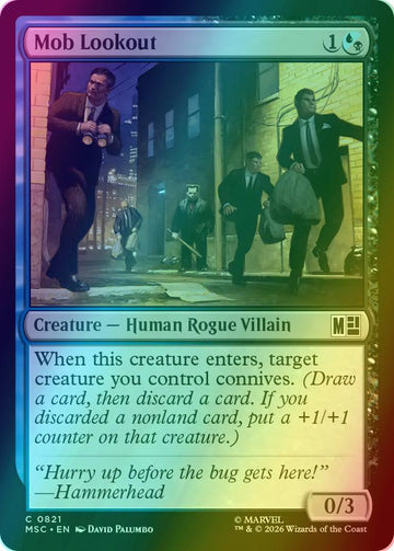 Mob Lookout [821] [Jumpstart] [Marvel Super Heroes: Commander] [Foil]