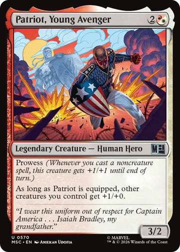 Patriot, Young Avenger [570] [Beginner Box] [Marvel Super Heroes: Commander] [Non-Foil]