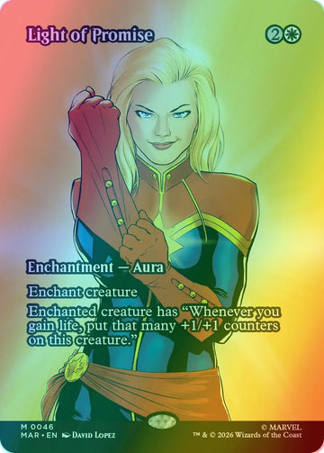 Light of Promise [46] [Borderless] [Source Material] [Marvel Universe] [Foil]
