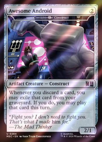 Awesome Android - Containment Construct [284] [Marvel Super Heroes: Commander] [Surge Foil]