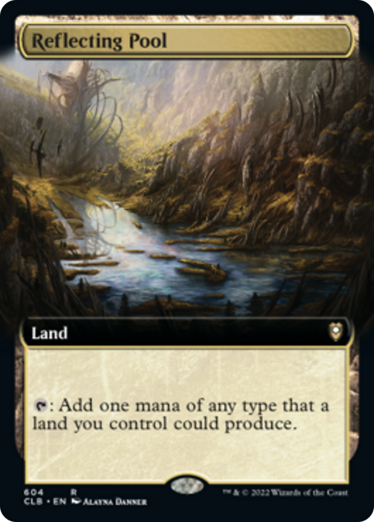 Reflecting Pool (CLB-604) - Commander Legends: Battle for Baldur's Gate: (Extended Art) Foil