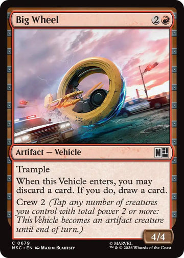 Big Wheel [679] [Jumpstart] [Marvel Super Heroes: Commander] [Non-Foil]