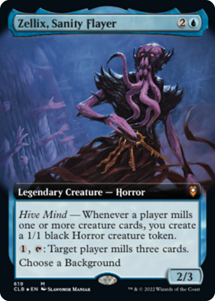 Zellix, Sanity Flayer (CLB-619) - Commander Legends: Battle for Baldur's Gate: (Extended Art)