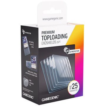Gamegenic Prenium Toploading Exoshields - 35pt - 25ct - Clear