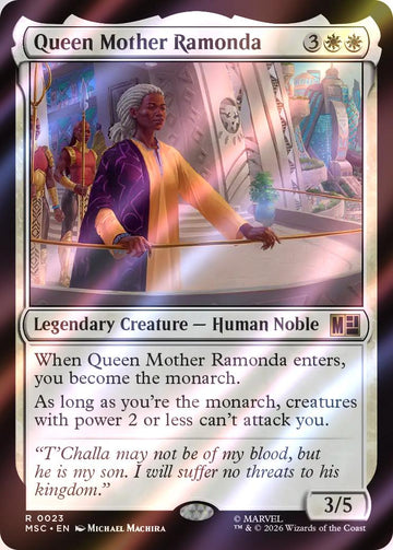 Queen Mother Ramonda [23] [Marvel Super Heroes: Commander] [Surge Foil]