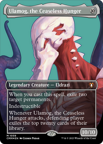 Ulamog, the Ceaseless Hunger (CMM-1059) - Commander Masters (Borderless) Foil