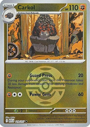 Carkol - Dusk Ball - 119/217 - Common [me025-119] [Reverse Holo]