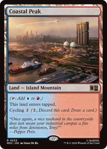 Coastal Peak [232] [Marvel Super Heroes: Commander] [Non-Foil]