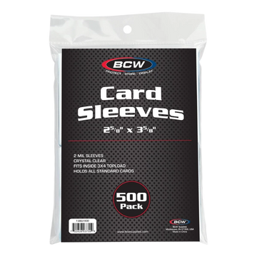 500 BCW Standard Card Sleeves