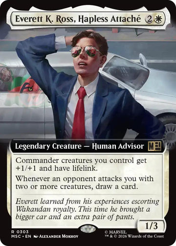 Everett K. Ross, Hapless Attaché [303] [Extended Art] [Marvel Super Heroes: Commander] [Non-Foil]