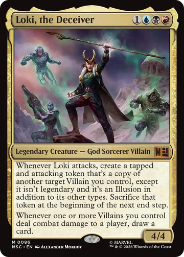 Loki, the Deceiver [86] [Marvel Super Heroes: Commander] [Non-Foil]
