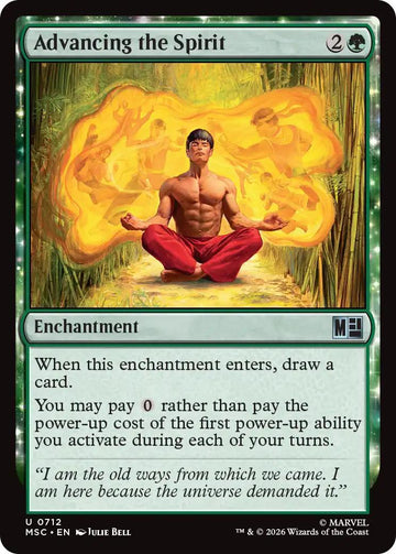 Advancing the Spirit [712] [Jumpstart] [Marvel Super Heroes: Commander] [Non-Foil]