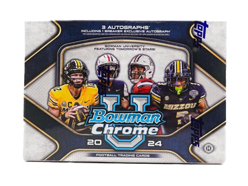 2024 Bowman Chrome University Football Breaker's Delight Box