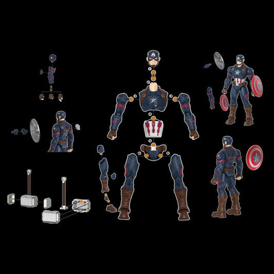 Blokees Marvel Infinity Saga Champion Class CC03 Captain America Model Kit Figure