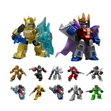 Blokees Transformers G1 Galaxy Version Defender Vol. 2 The Overthrow Case of 12 Random Model Kits