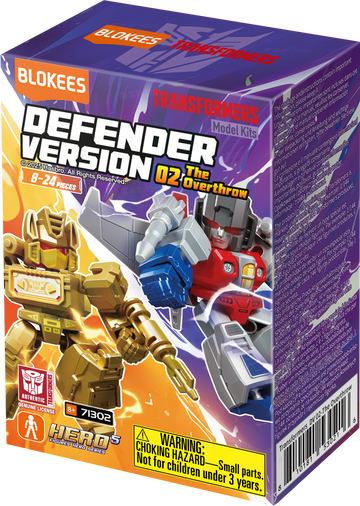 Blokees Transformers G1 Galaxy Version Defender Vol. 2 The Overthrow Random Model Kit