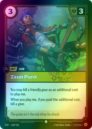 Zaun Punk - 160/221 [Spiritforged] [Foil]