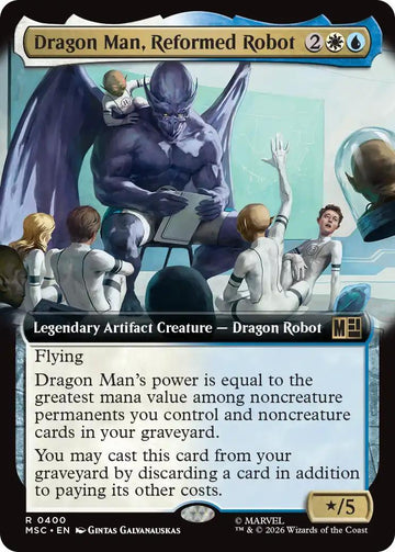 Dragon Man, Reformed Robot [400] [Extended Art] [Marvel Super Heroes: Commander] [Non-Foil]