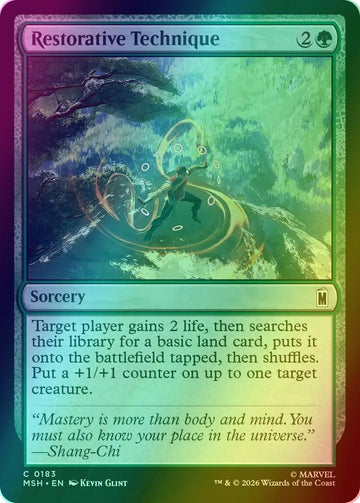 Restorative Technique [183] [Marvel Super Heroes] [Foil]