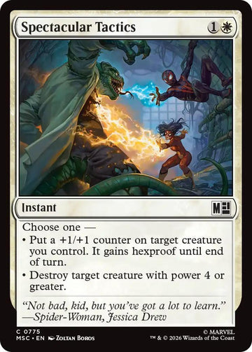 Spectacular Tactics [775] [Jumpstart] [Marvel Super Heroes: Commander] [Non-Foil]