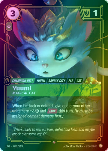 Yuumi - Magical Cat - 056/219 [Unleashed] [Foil]