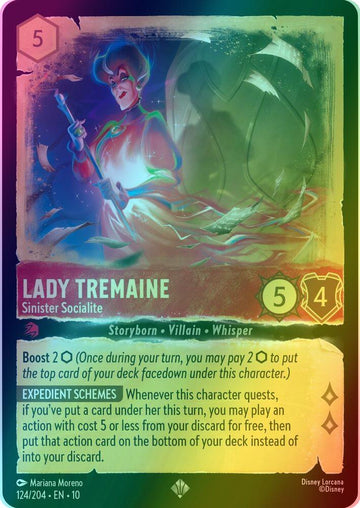 Lady Tremaine - Sinister Socialite - 124/204 [Whispers in the Well] [Holofoil]