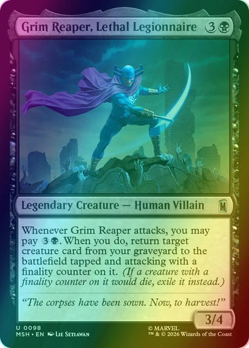 Grim Reaper, Lethal Legionnaire [98] [Marvel Super Heroes] [Foil]