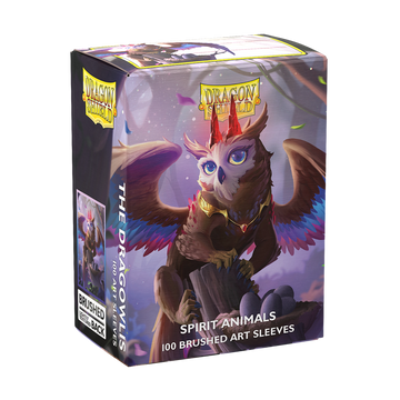 Dragon Shield Brushed Dual Sleeves - Standard Size - 100ct - The Dragowlis