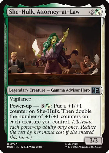 She-Hulk, Attorney-at-Law [745] [Jumpstart] [Marvel Super Heroes: Commander] [Non-Foil]