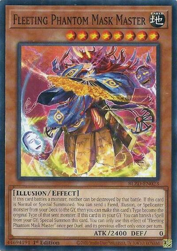 Fleeting Phantom Mask Master - BLZD-EN023 - Common - 1st Edition