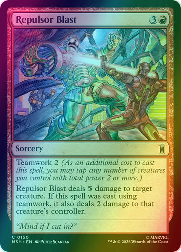 Repulsor Blast [150] [Marvel Super Heroes] [Foil]