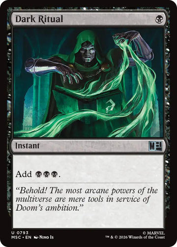 Dark Ritual [793] [Jumpstart] [Marvel Super Heroes: Commander] [Non-Foil]