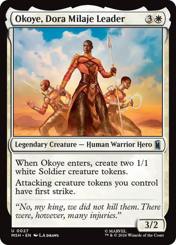 Okoye, Dora Milaje Leader [27] [Marvel Super Heroes] [Non-Foil]