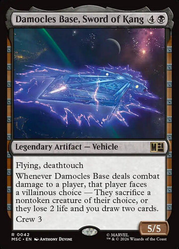 Damocles Base, Sword of Kang [42] [Marvel Super Heroes: Commander] [Non-Foil]