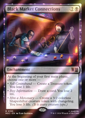 Black Market Connections [155] [Marvel Super Heroes: Commander] [Surge Foil]