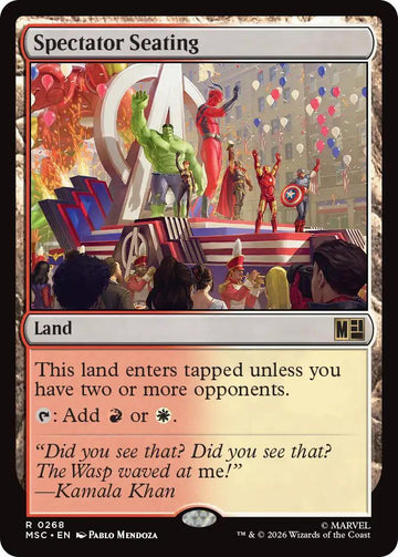 Spectator Seating [268] [Marvel Super Heroes: Commander] [Non-Foil]
