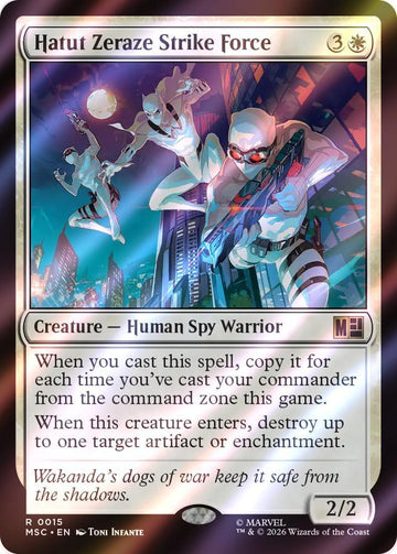Hatut Zeraze Strike Force [15] [Marvel Super Heroes: Commander] [Surge Foil]