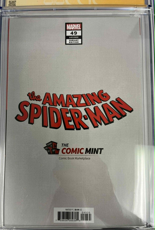 CGC 9.8 Signature Series Amazing Spider-Man #49 Signed by Ryan Ottley, Lucio Parrillo & Humberto Ramos