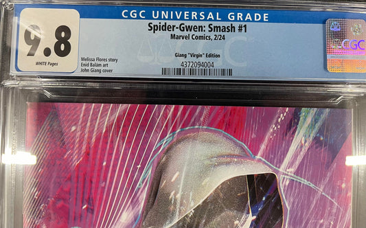 CGC 9.8 Spider-Gwen Smash 1 Giang Virgin Edition