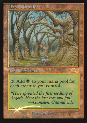 MTG Gaea's Cradle  Foil (JDG-321) - Judge Gift Cards 1998 Photos for Condition