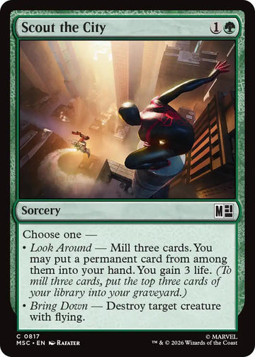 Scout the City [817] [Jumpstart] [Marvel Super Heroes: Commander] [Non-Foil]
