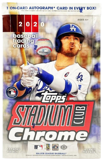 2020 Topps Stadium Club Chrome Baseball Hobby Box