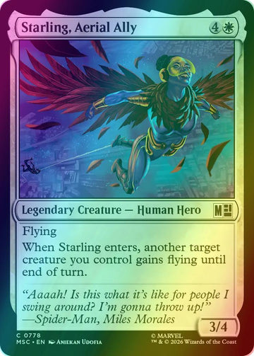 Starling, Aerial Ally [778] [Jumpstart] [Marvel Super Heroes: Commander] [Foil]