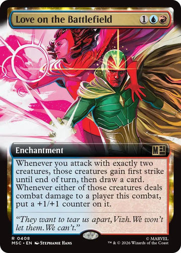 Love on the Battlefield [408] [Extended Art] [Marvel Super Heroes: Commander] [Non-Foil]