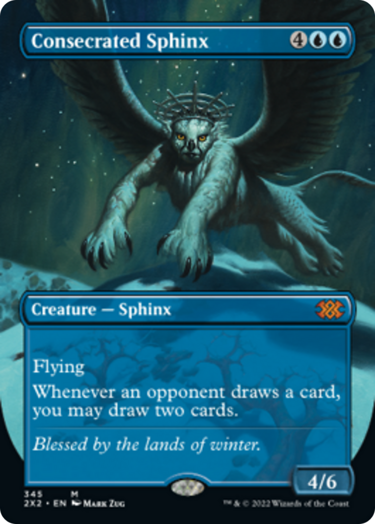 Consecrated Sphinx (2X2-345) - Double Masters 2022 (Borderless) Foil